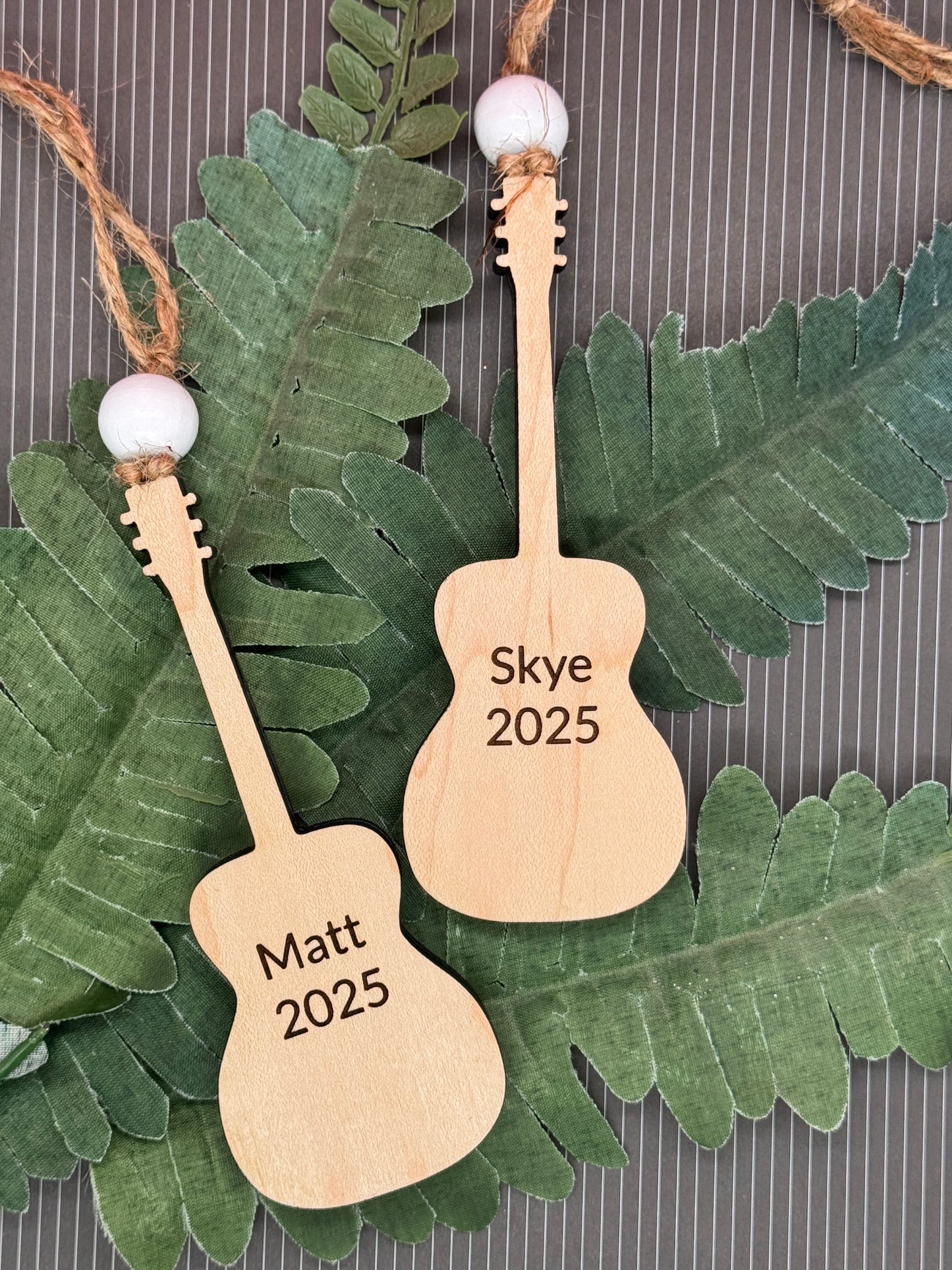 Customized Guitar-Shaped Ornament