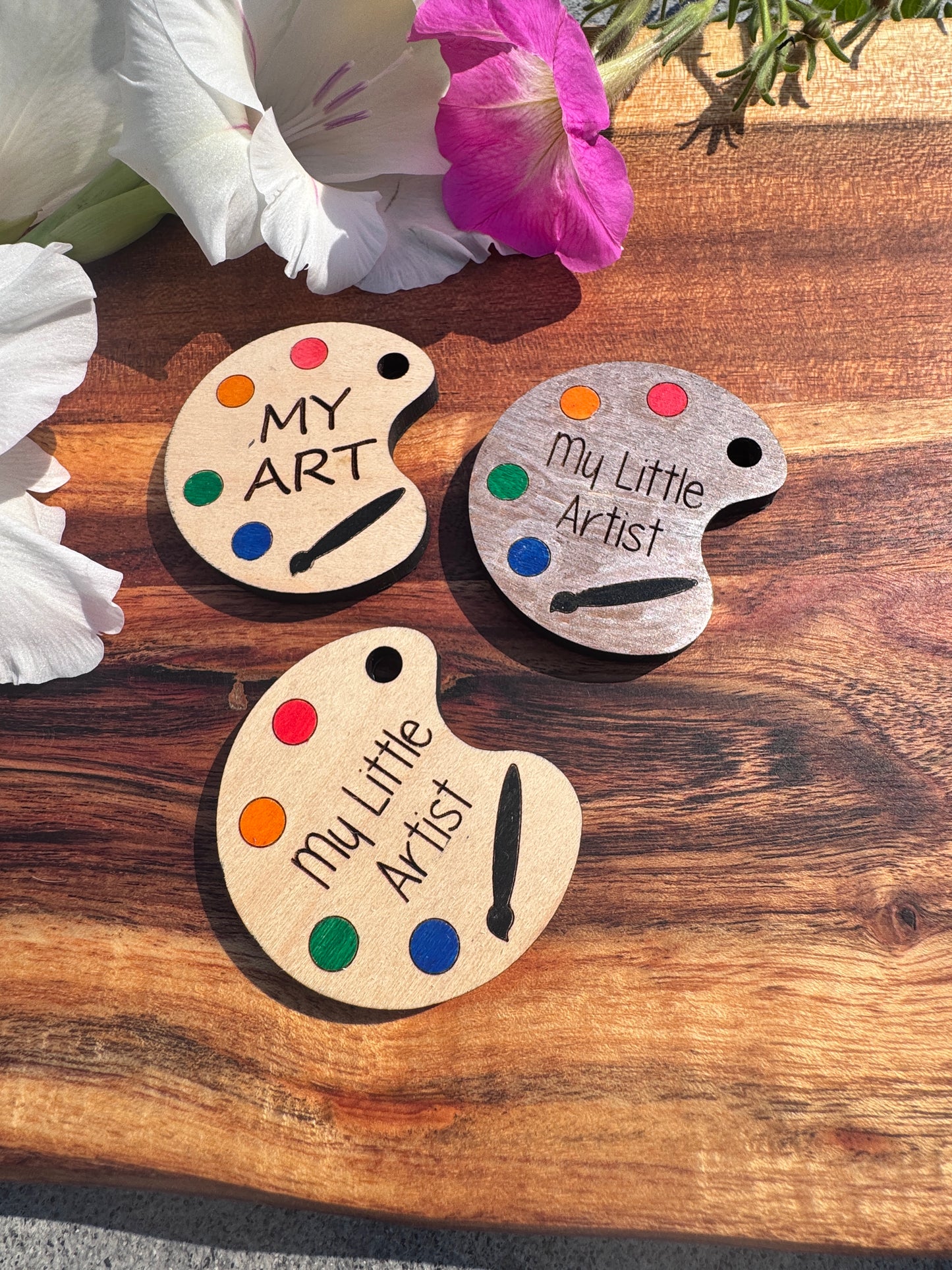 Custom Engraved Artist Palette Magnets – Unique Designs