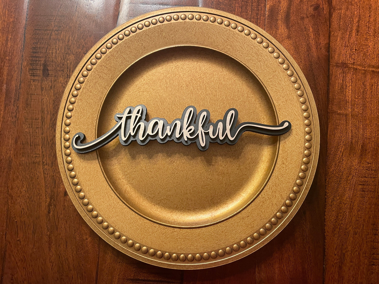 Thanksgiving Words, Table setting Decorations, Placemat Words