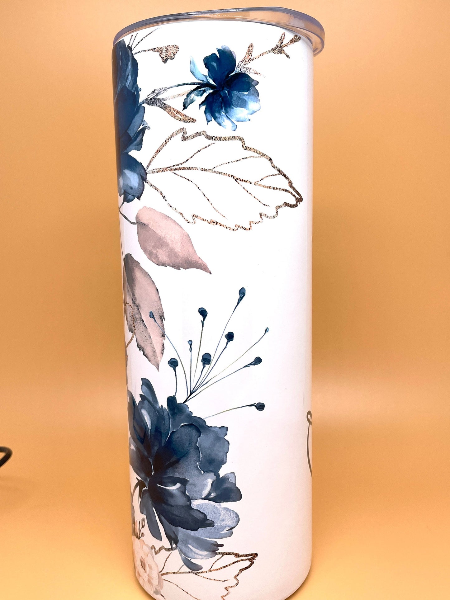 Customized Floral 20-ounce Tumbler
