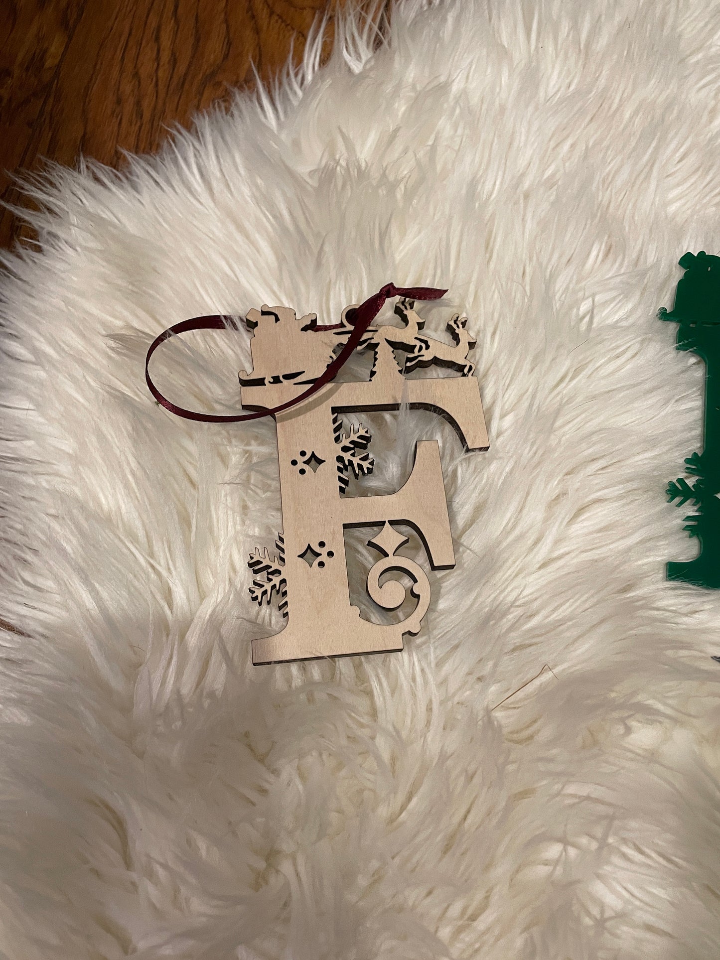 Christmas Letter Ornament