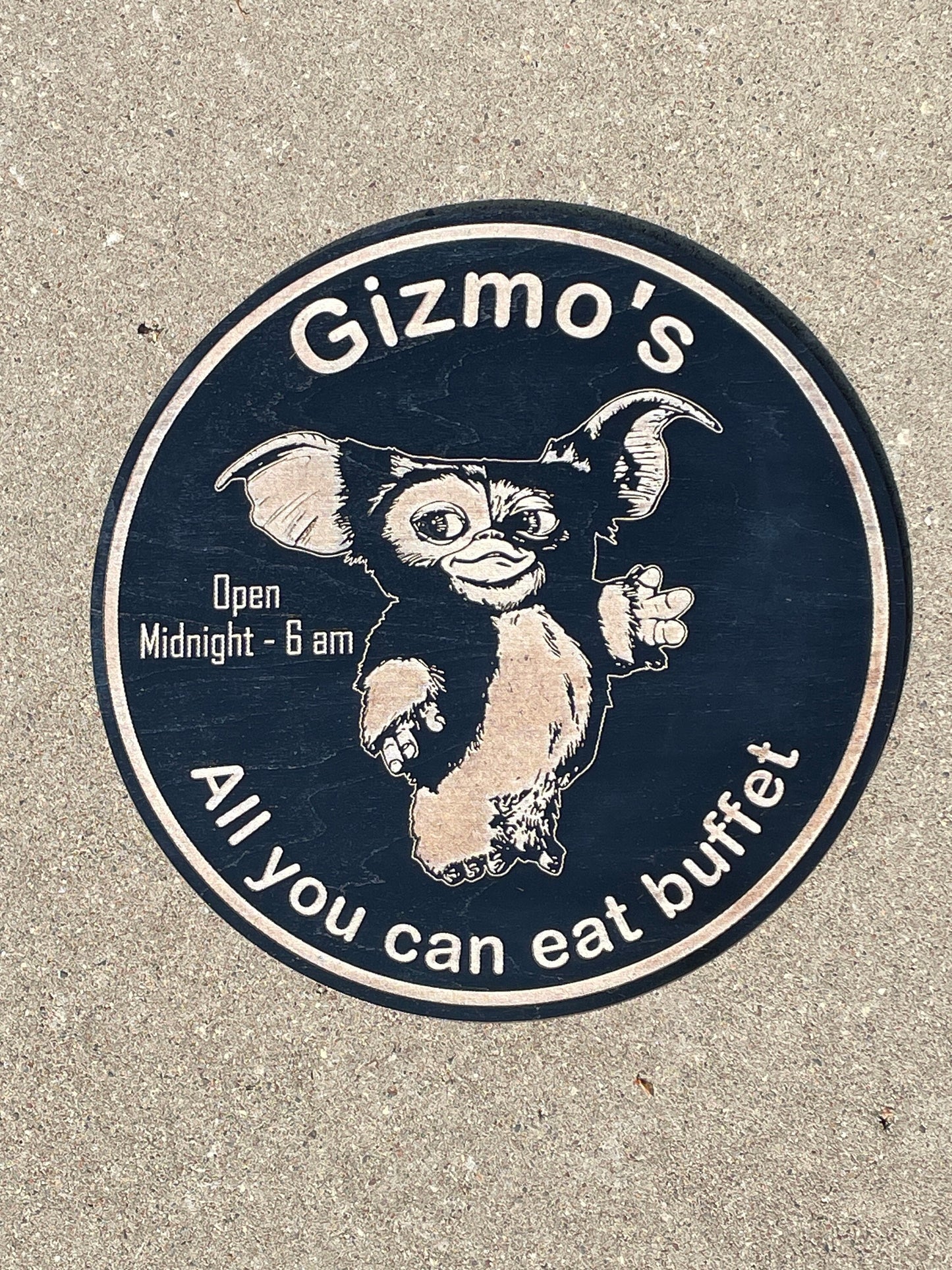 Gizmo Halloween Sign, Halloween Decoration
