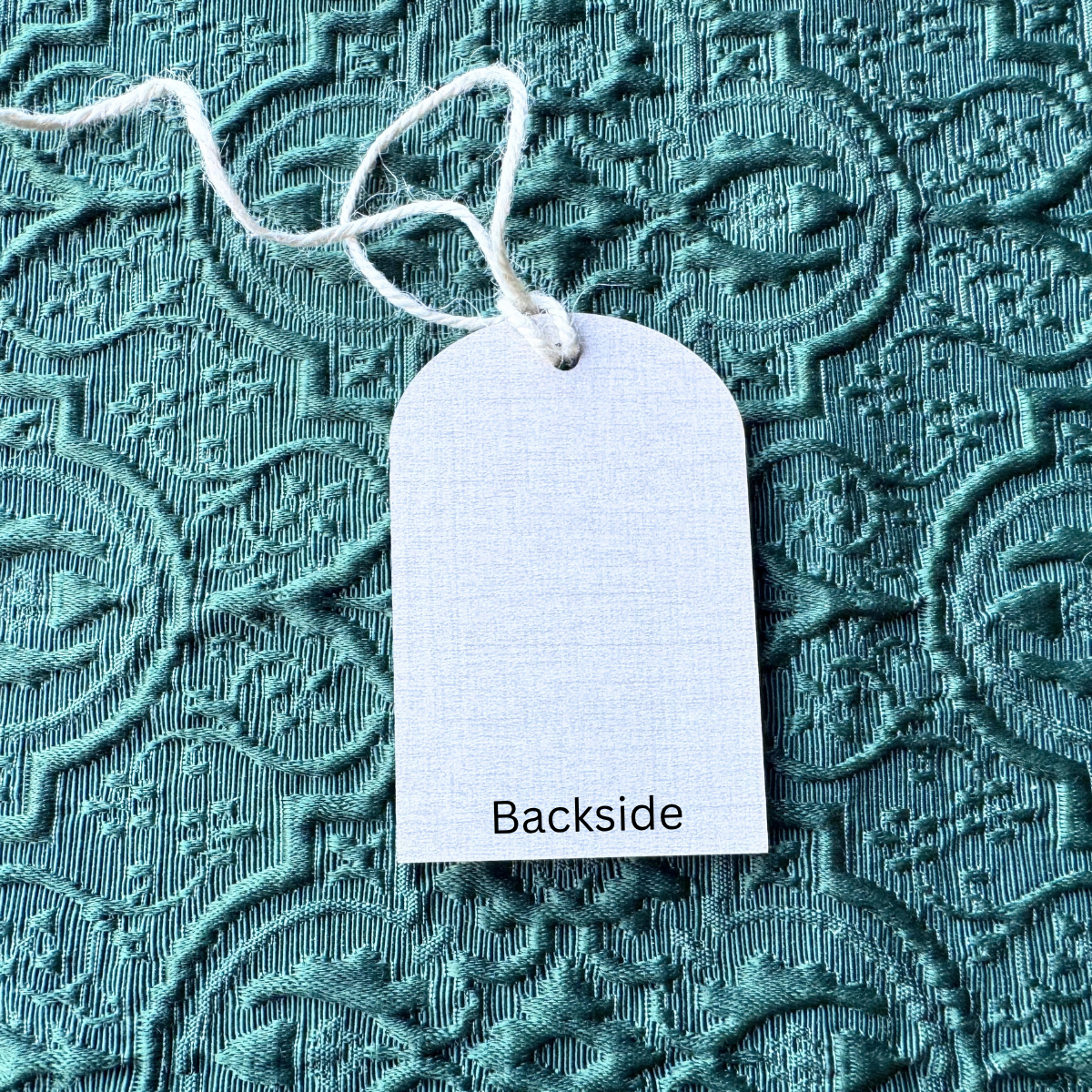 Want, Need, Wear, Read Wooden Gift Tags – Walnut Snowflake Set of 4
