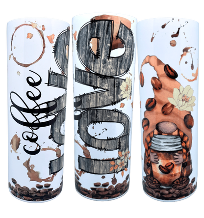 Personalized 20 oz Stainless Steel Tumbler with Straw & Lid