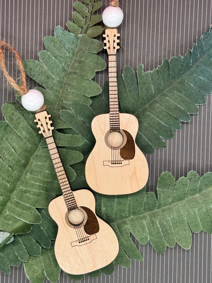 Customized Guitar-Shaped Ornament