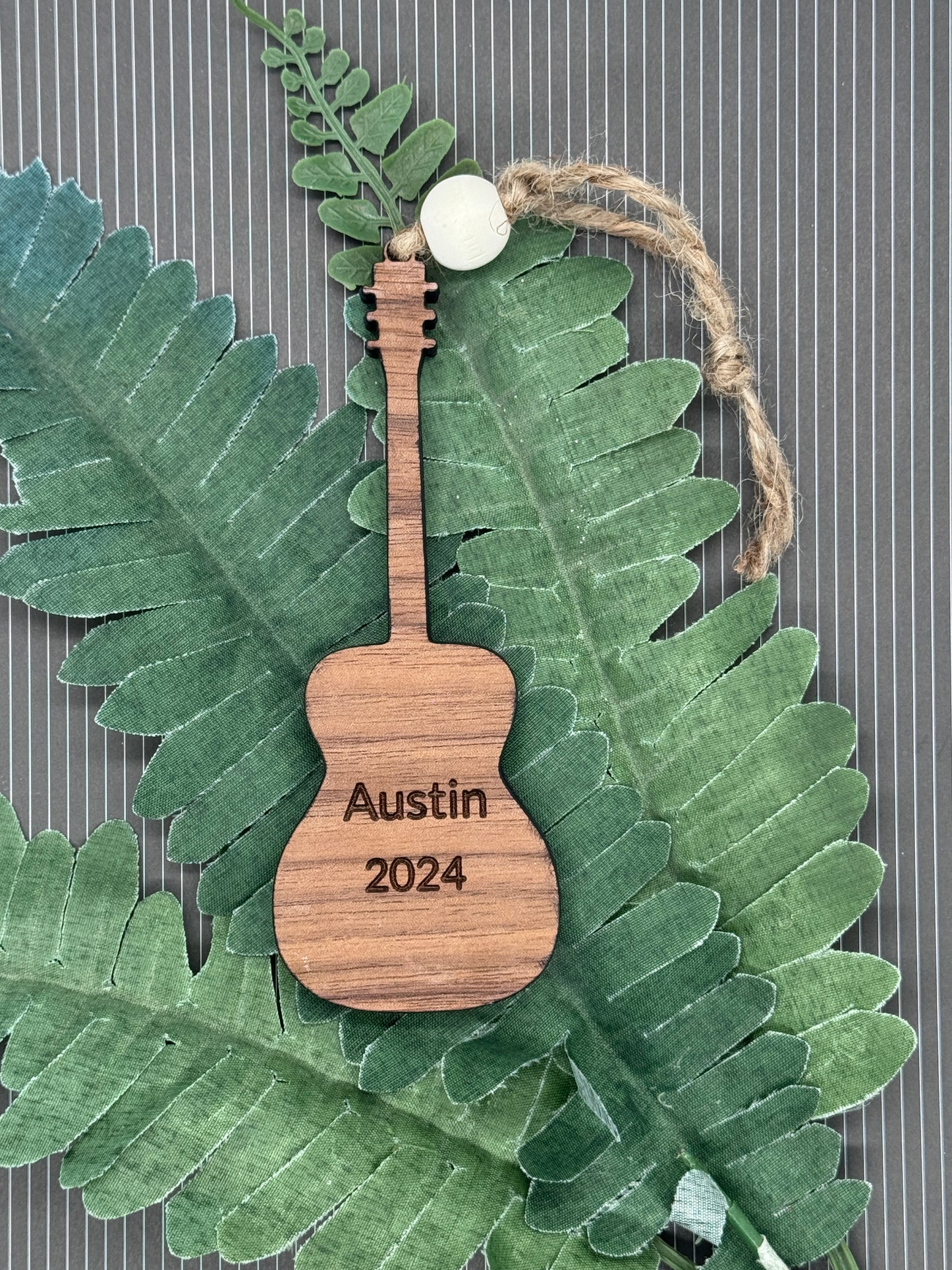 Customized Guitar-Shaped Ornament