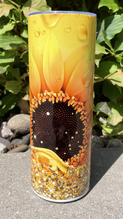 Personalized 20 oz Stainless Steel Tumbler with Straw & Lid