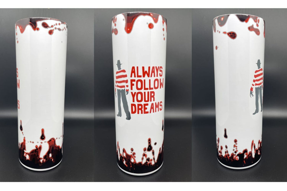 Personalized 20 oz Stainless Steel Tumbler with Straw & Lid