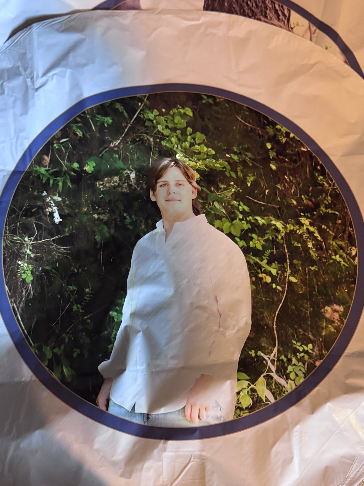 Custom 18" Round White Mylar Balloon  – Personalized Single or Double-Sided