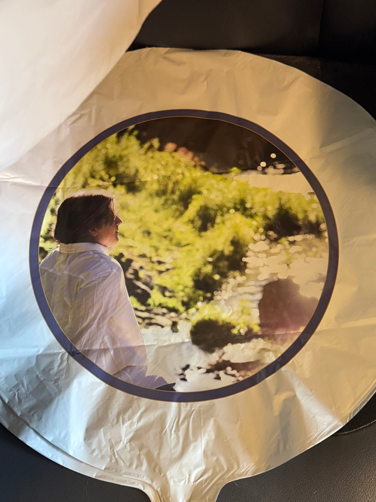 Custom 18" Round White Mylar Balloon  – Personalized Single or Double-Sided