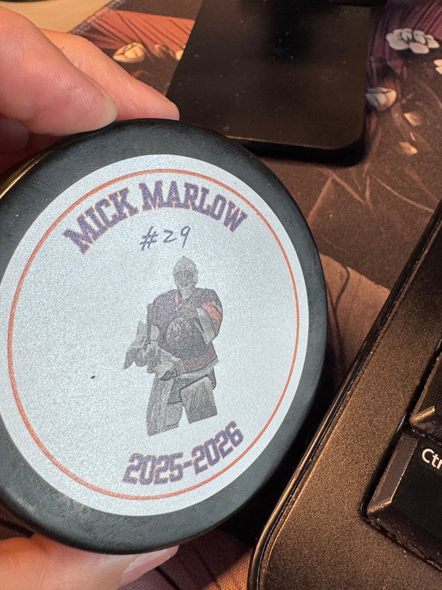 Hockey puck gift, Custom hockey puck, UV printed puck, Personalized puck, Hockey keepsake, Coach gift hockey, Hockey photo gift, Youth hockey gift, Double sided puck, Custom sports gift, Hockey team gift, Groomsmen gift puck, Hockey puck decor