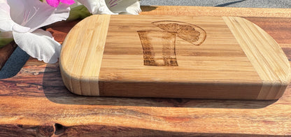 Last One! Tequila Shot Bamboo Cutting Board – 8x5 Inches