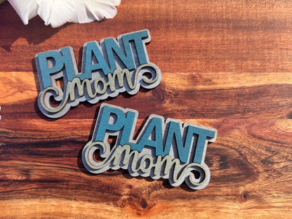 Wooden Plant Magnets – 3 Unique Styles