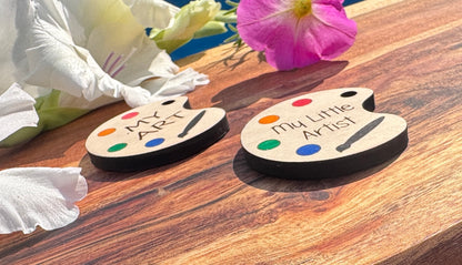 Custom Engraved Artist Palette Magnets – Unique Designs