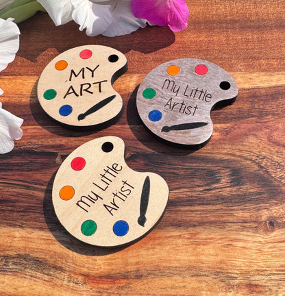 Custom Engraved Artist Palette Magnets – Unique Designs