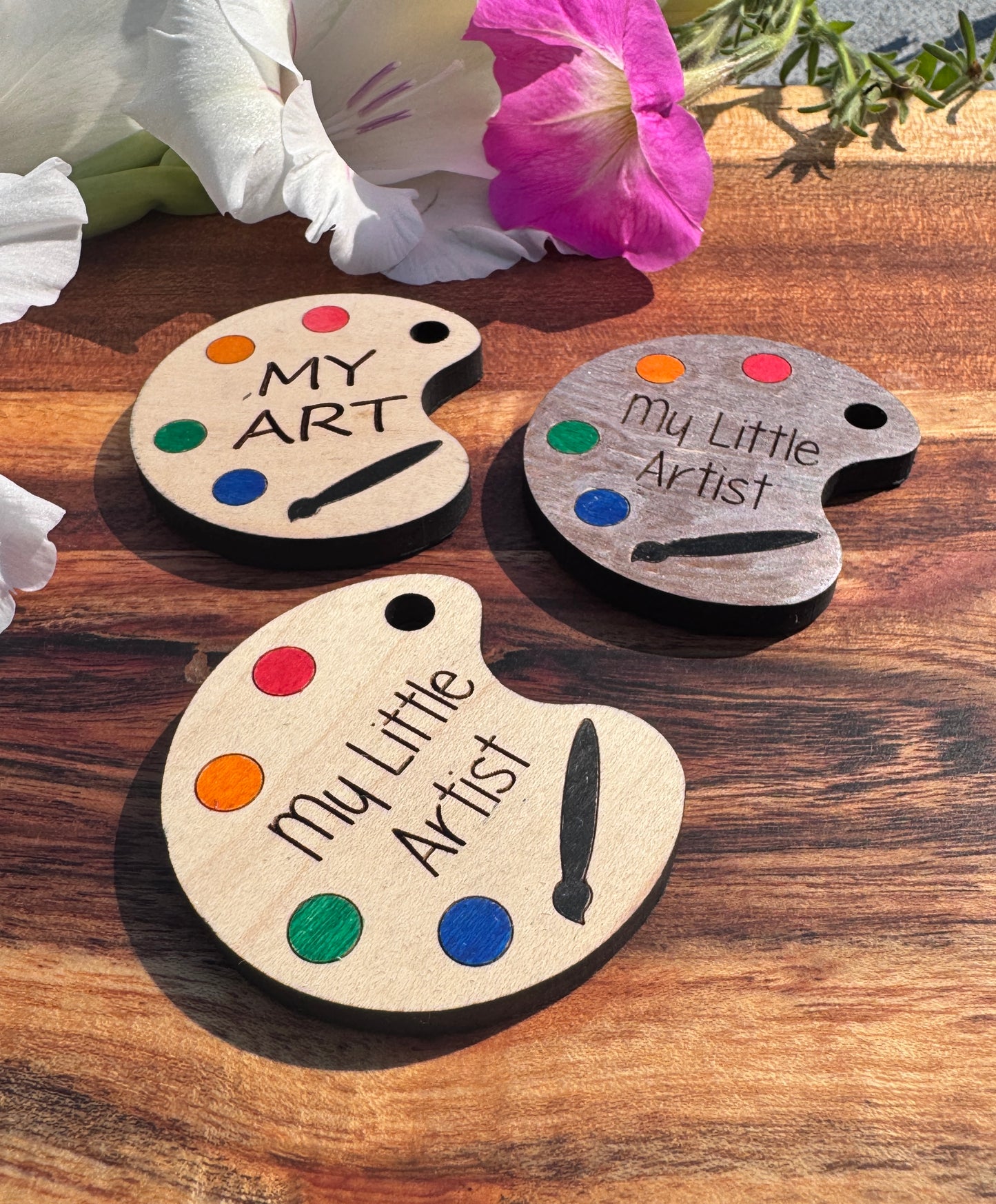 Custom Engraved Artist Palette Magnets – Unique Designs