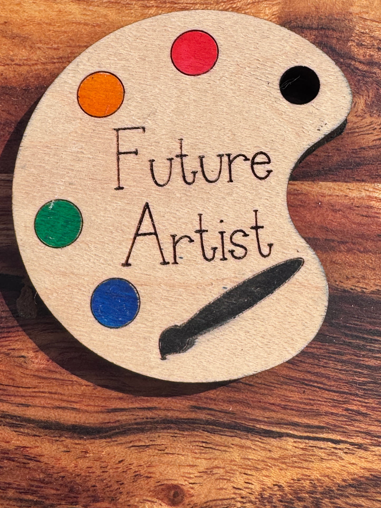Custom Engraved Artist Palette Magnets – Unique Designs