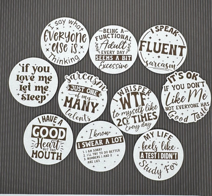 Custom Engraved Wood Magnets