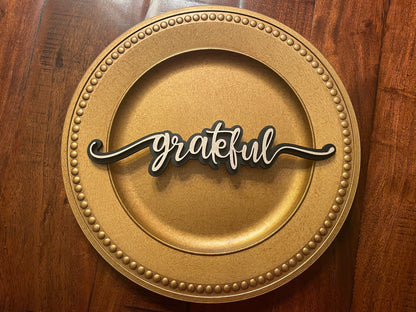 Thanksgiving Words, Table setting Decorations, Placemat Words