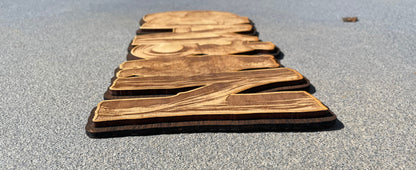 Cabin Illusion Sign, Bears and Cabin Sign, 3D Illusion Cabin Artwork, Bears Artwork, Wooden Cabin Wall Decor