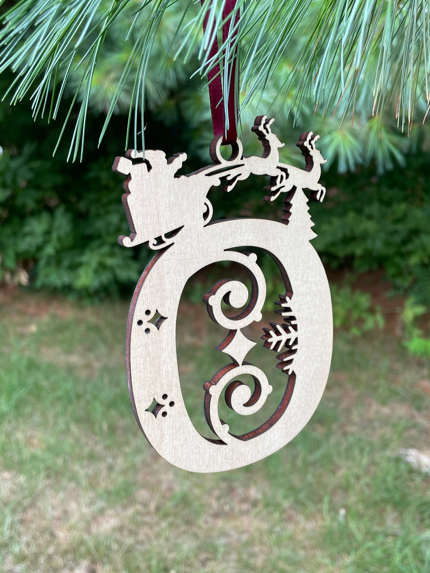Christmas Letter Ornament