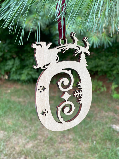 Christmas Letter Ornament