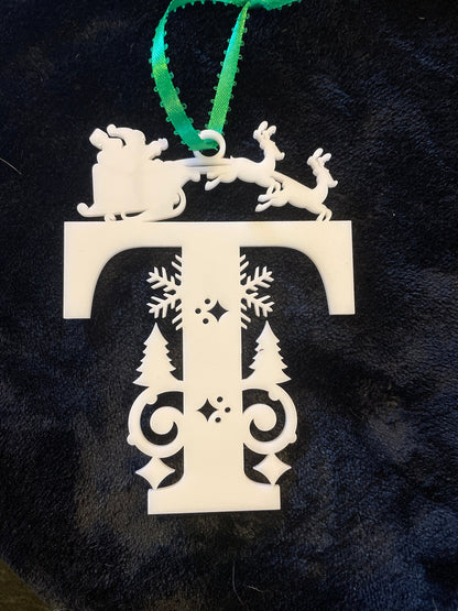 Christmas Letter Ornament