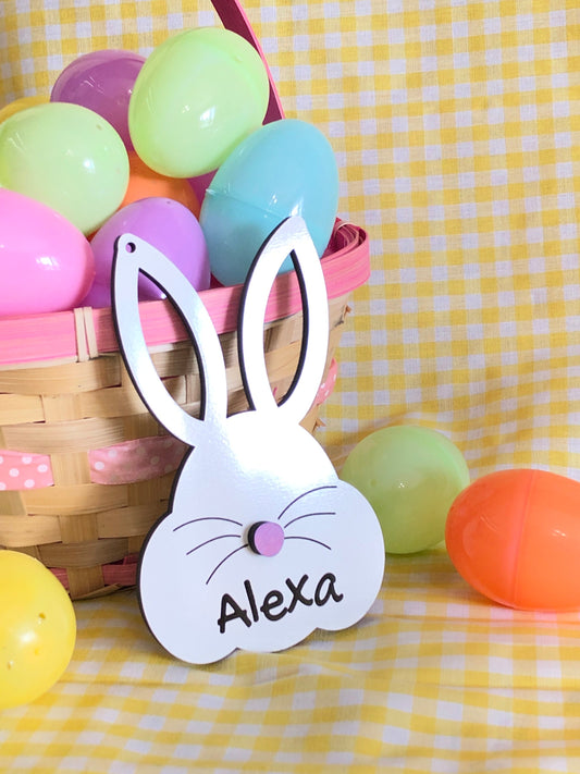 Personalized Bunny Easter Basket Tags – A Charming Touch for Easter!