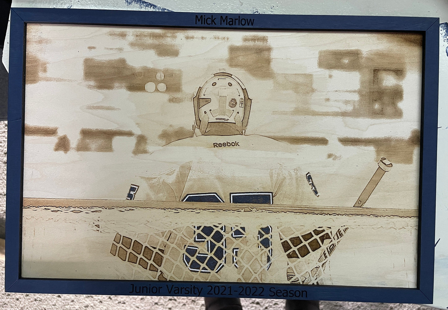 Personalized Laser Photo Engraved Wood Sign – Custom Wall Decor from Your Image