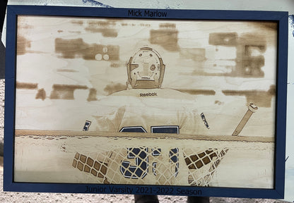 Personalized Laser Photo Engraved Wood Sign – Custom Wall Decor from Your Image