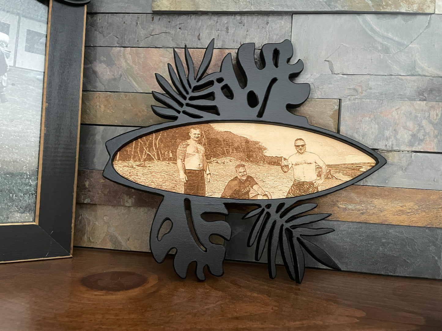 Personalized Laser Photo Engraved Wood Sign – Custom Wall Decor from Your Image