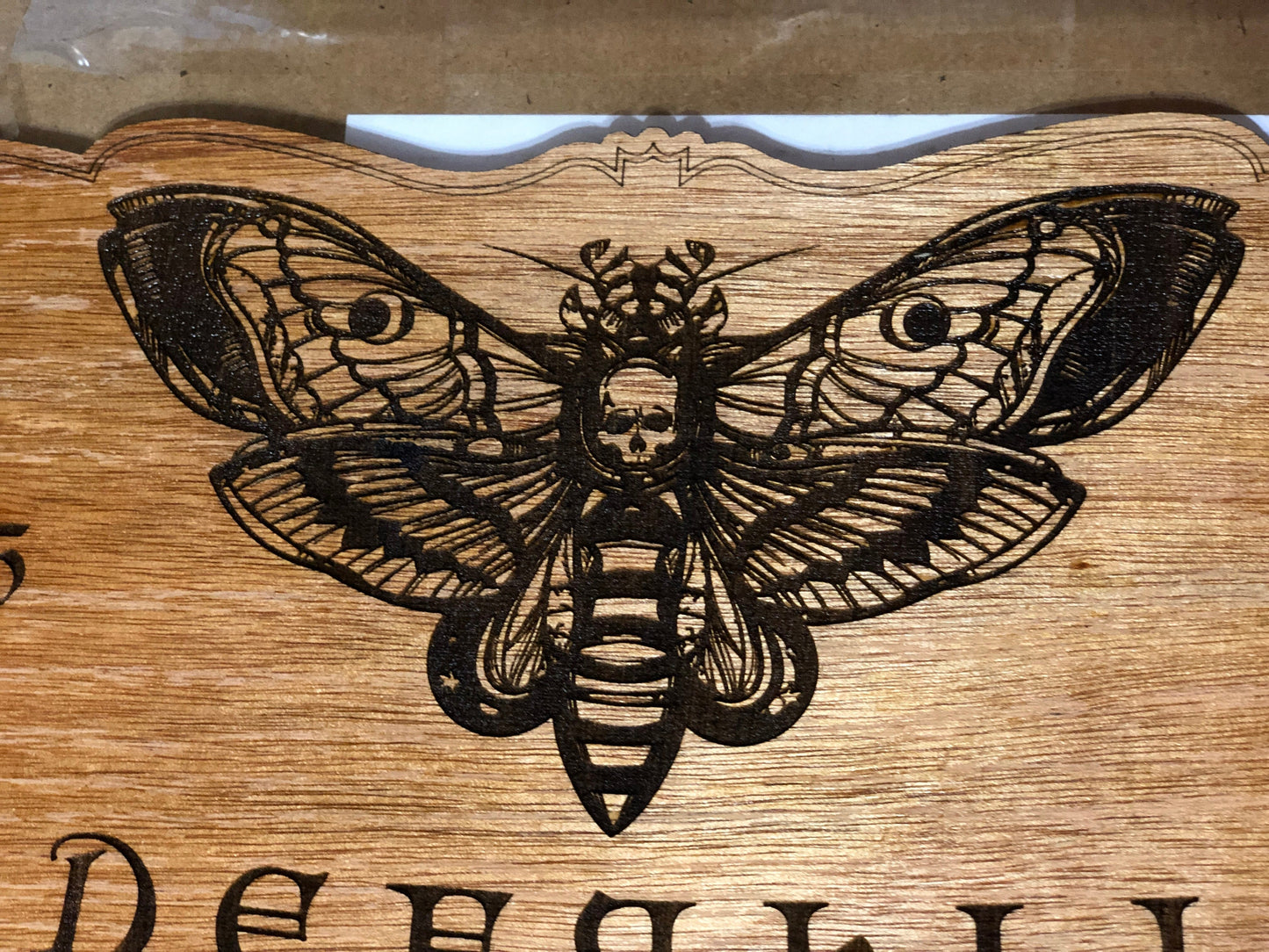 The Enchanted Ouija: Personalized Wooden Spirit Board