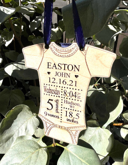 Personalized Baby Ornament: A Cherished Keepsake for New Parents and Grandparents
