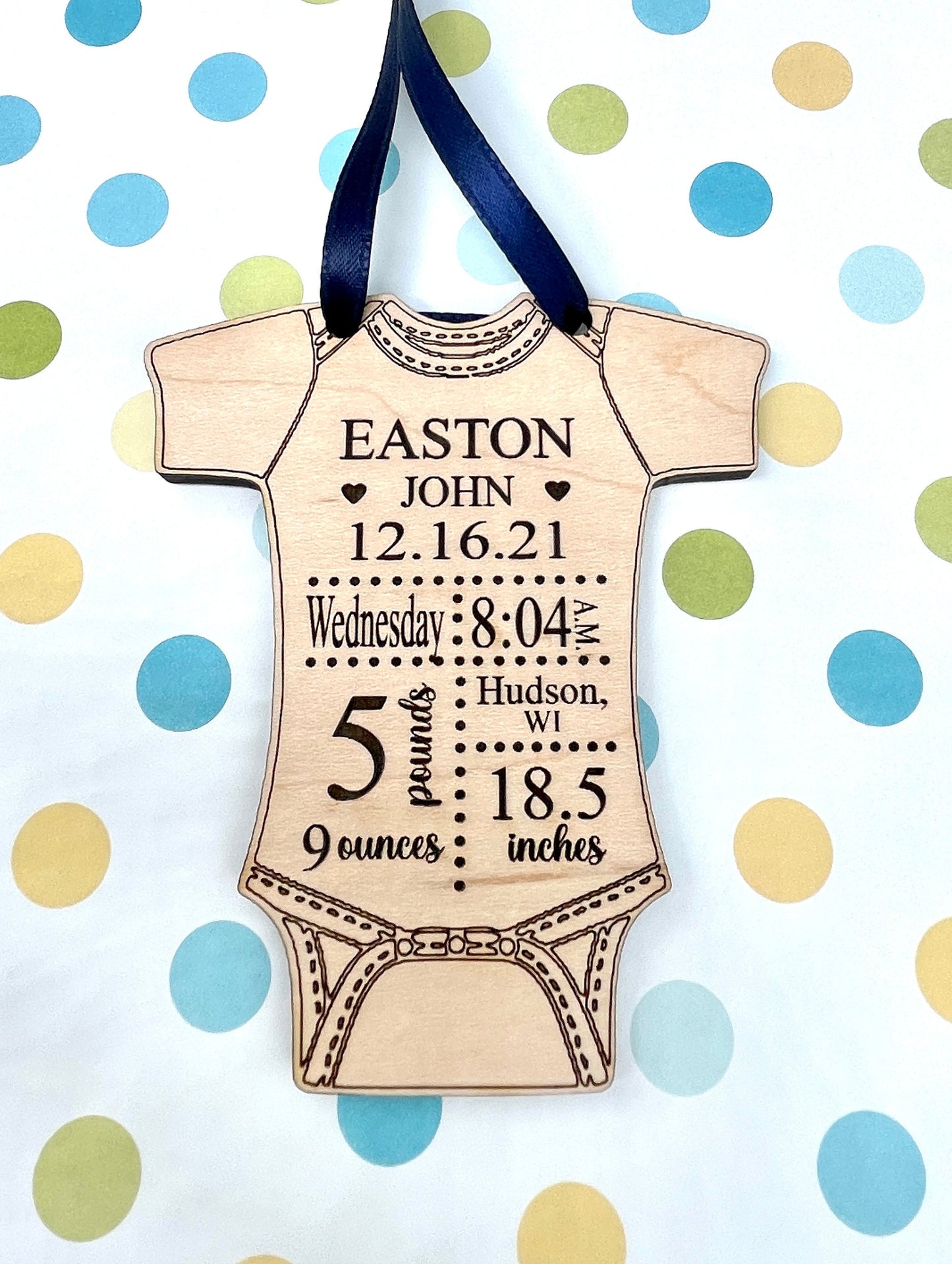 Personalized Baby Ornament: A Cherished Keepsake for New Parents and Grandparents