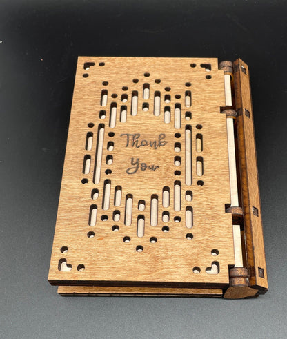 Keepsake Book | Custom engraved book | Personal wooden book | beautiful wood book