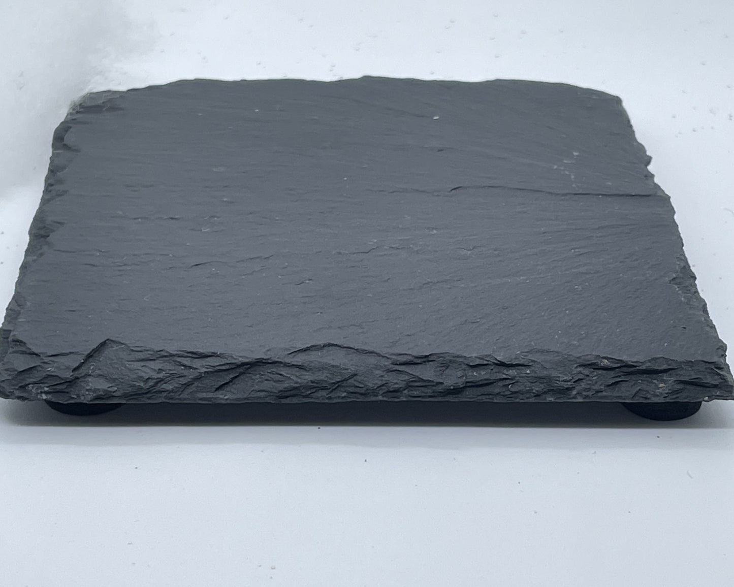 Engraved Slate Coasters – Personalized Rustic Drinkware Gift