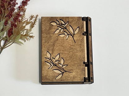 Keepsake Book | Custom engraved book | Personal wooden book | beautiful wood book