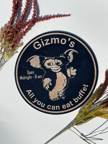 Gizmo Halloween Sign, Halloween Decoration