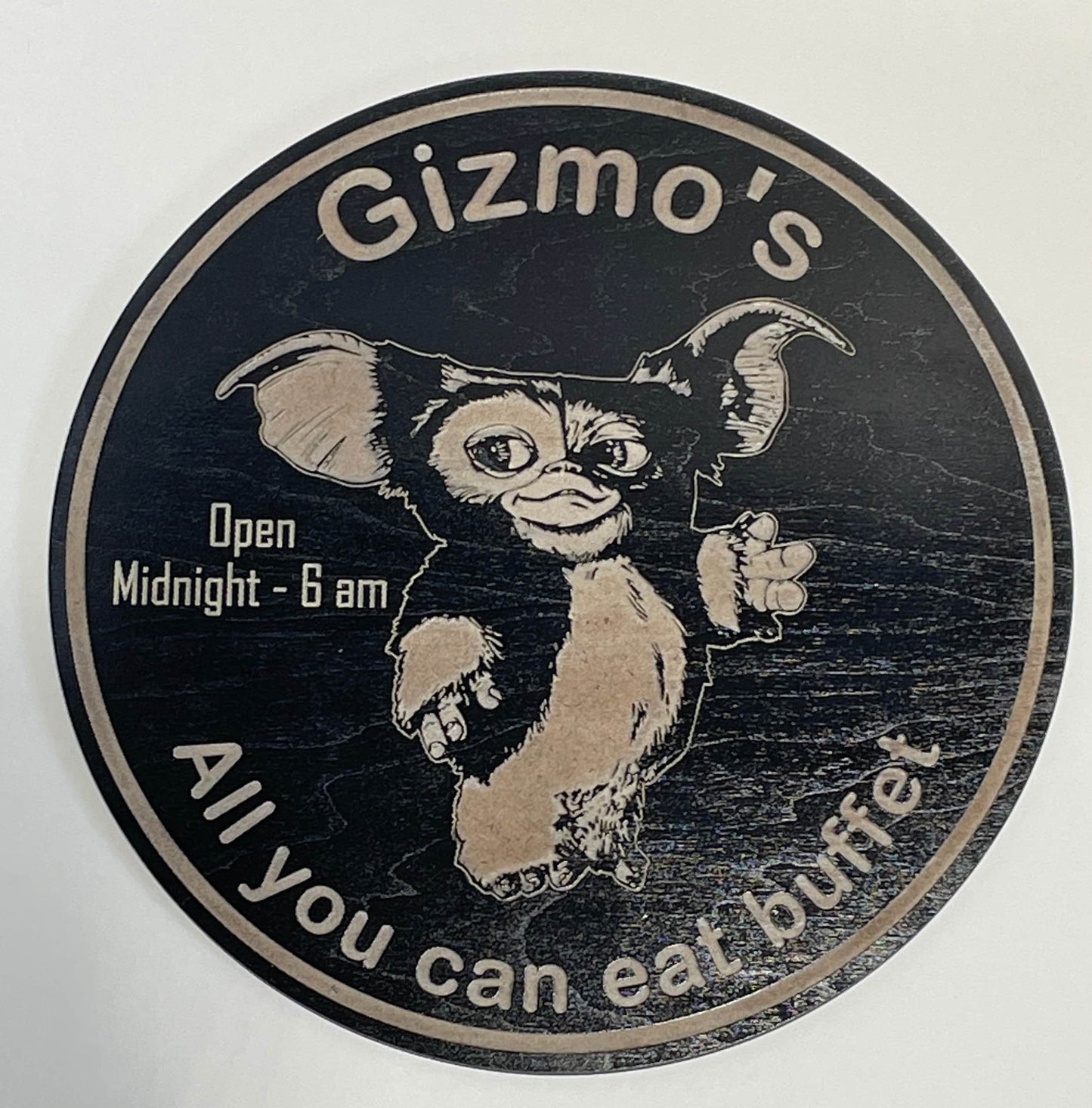 Gizmo Halloween Sign, Halloween Decoration