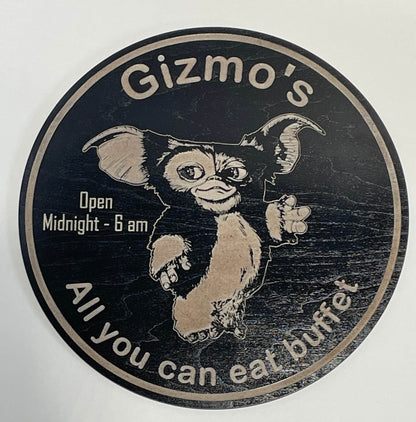 Gizmo Halloween Sign, Halloween Decoration