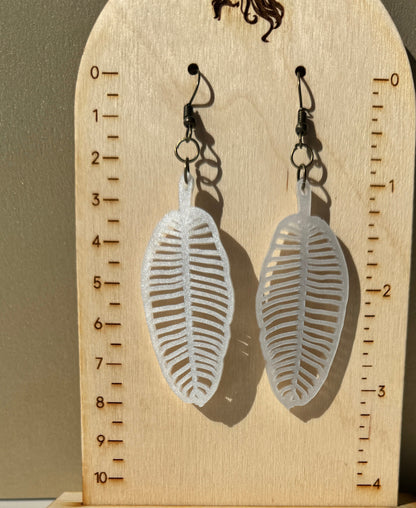 Elegant Dangling Leaf Earrings