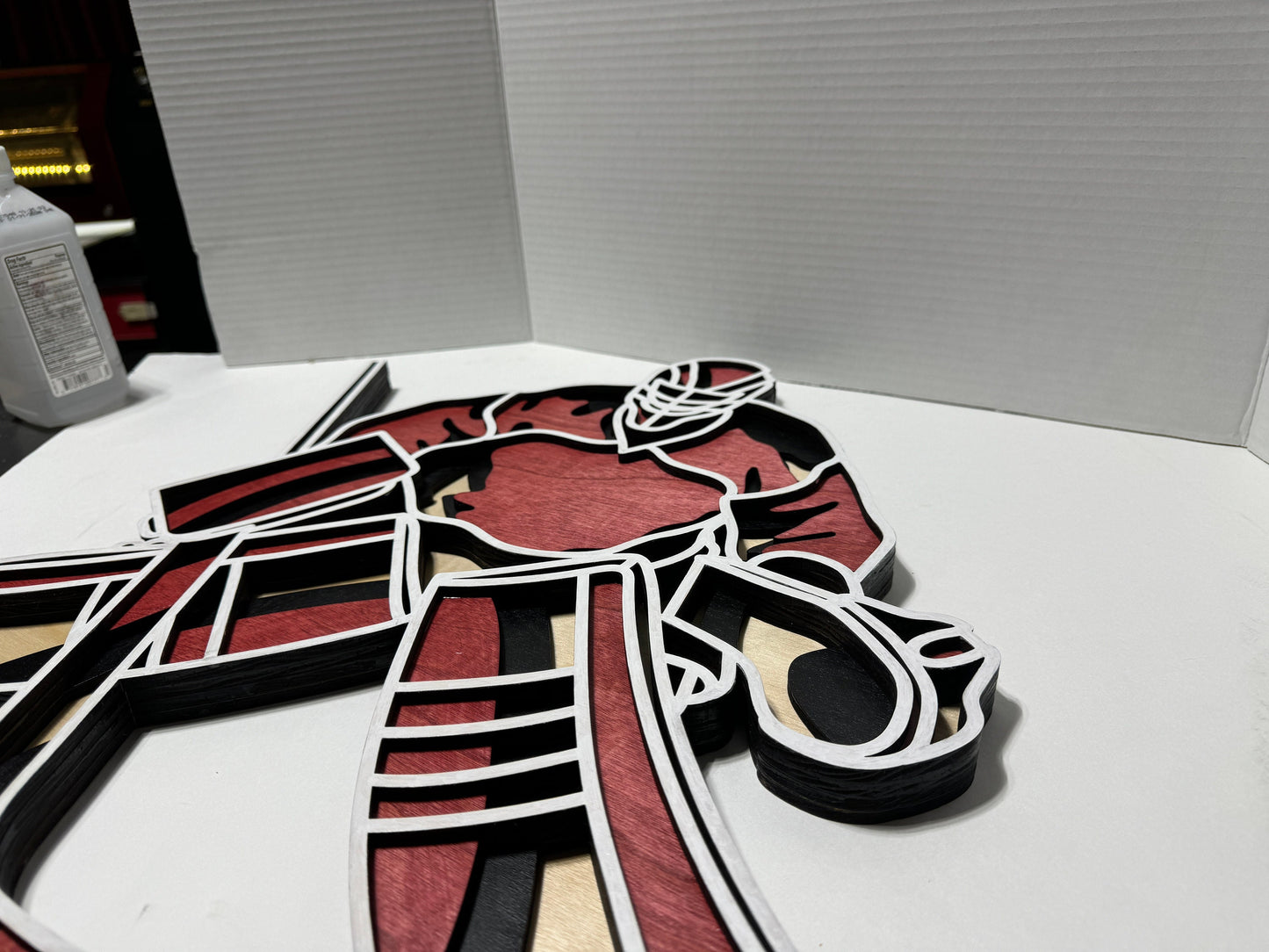 4 Layer Customized Hockey Goalie Wall Hanging