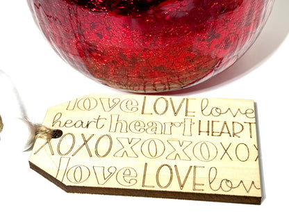 Valentines Day gift Tag