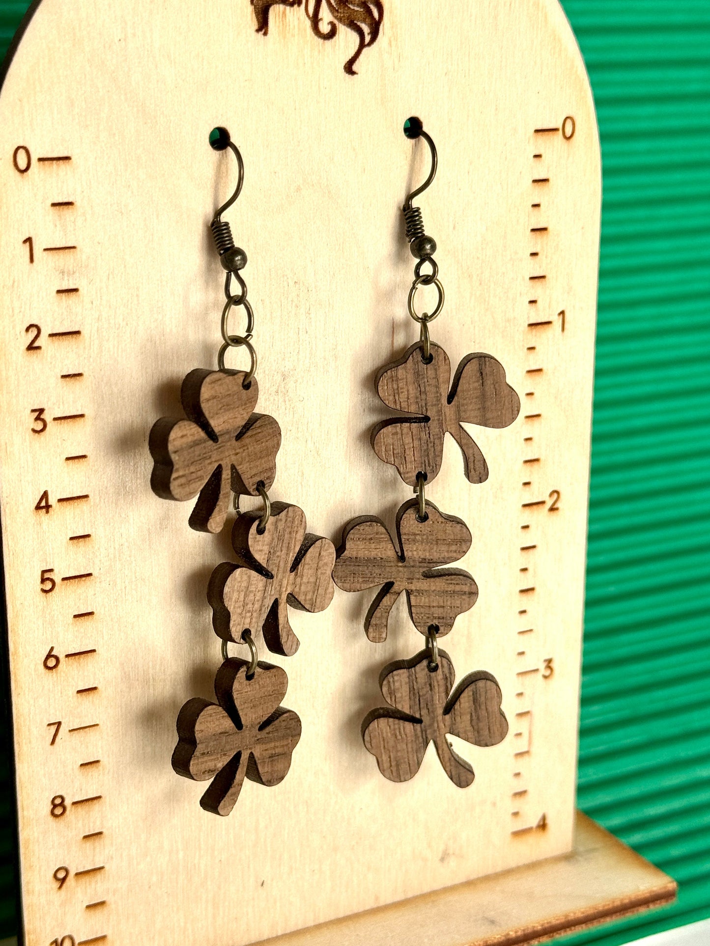 Dangling Clover Earrings