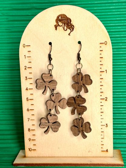 Dangling Clover Earrings
