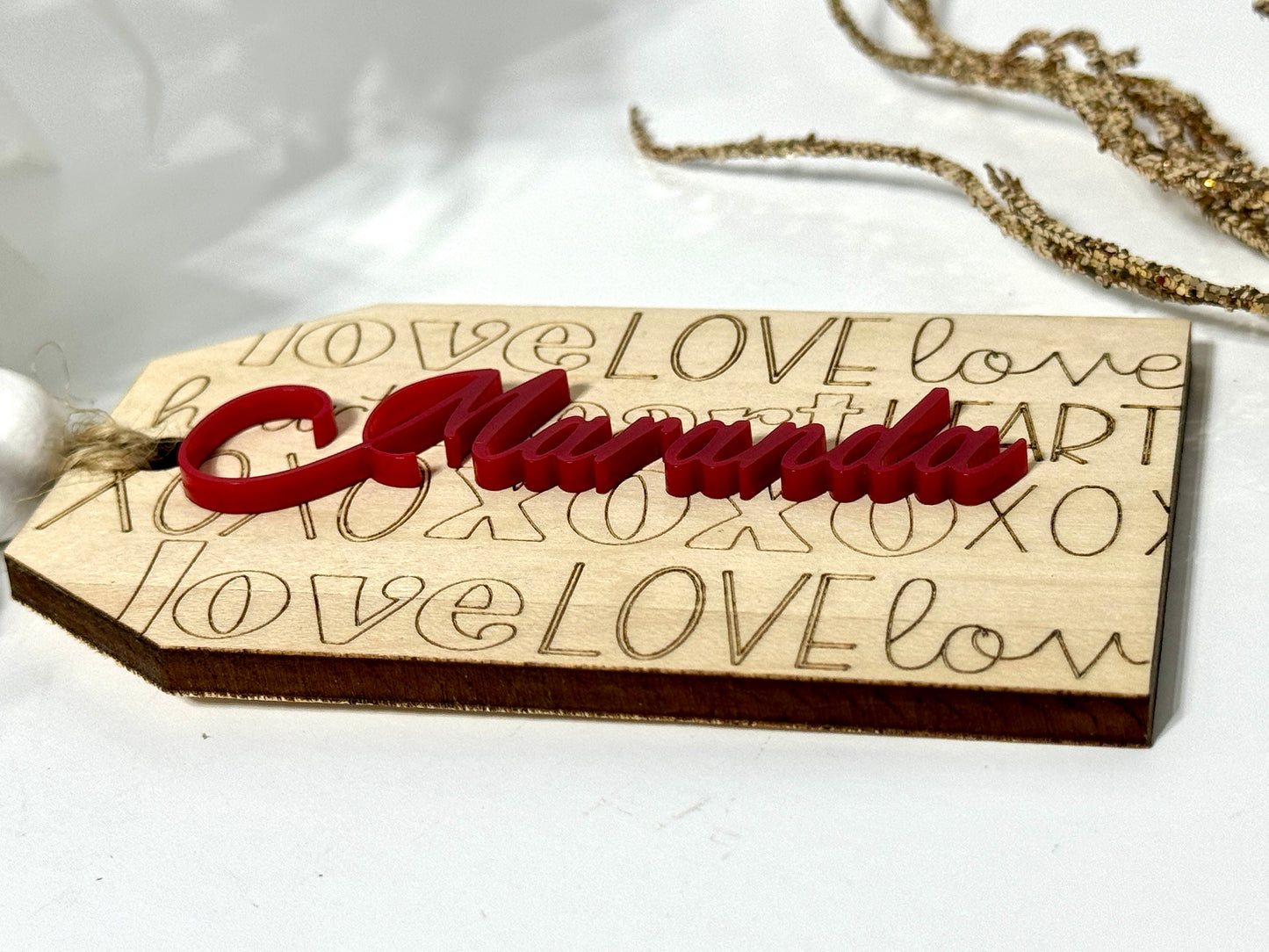 Valentines Day gift Tag