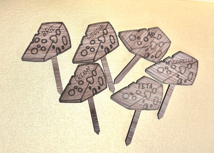 Handcrafted Wooden Cheese Picks – Set of 20