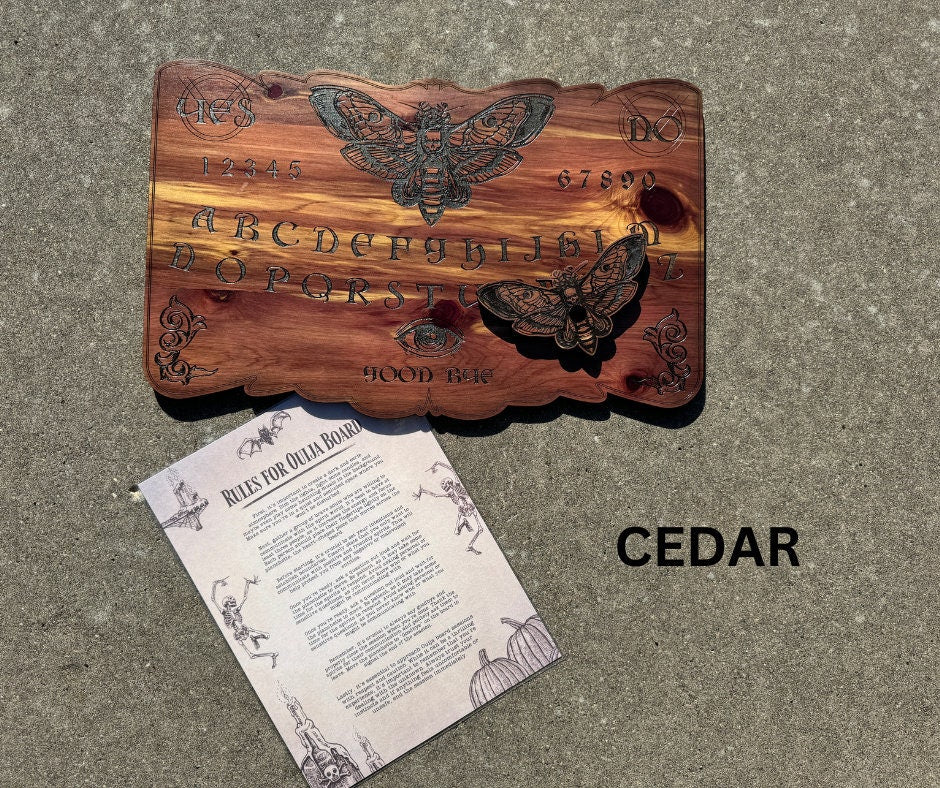 The Enchanted Ouija: Personalized Wooden Spirit Board
