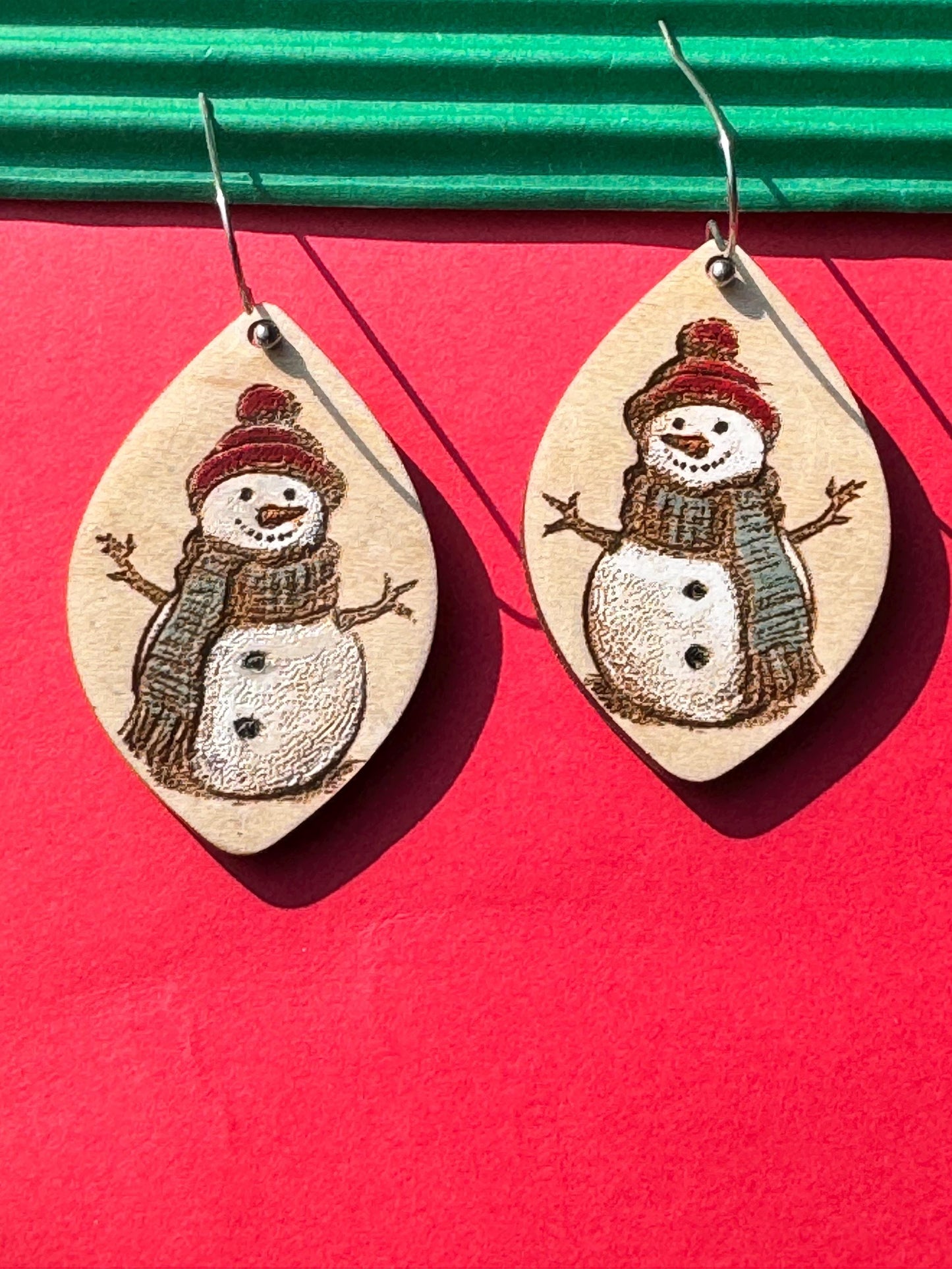 Snowman Earrings