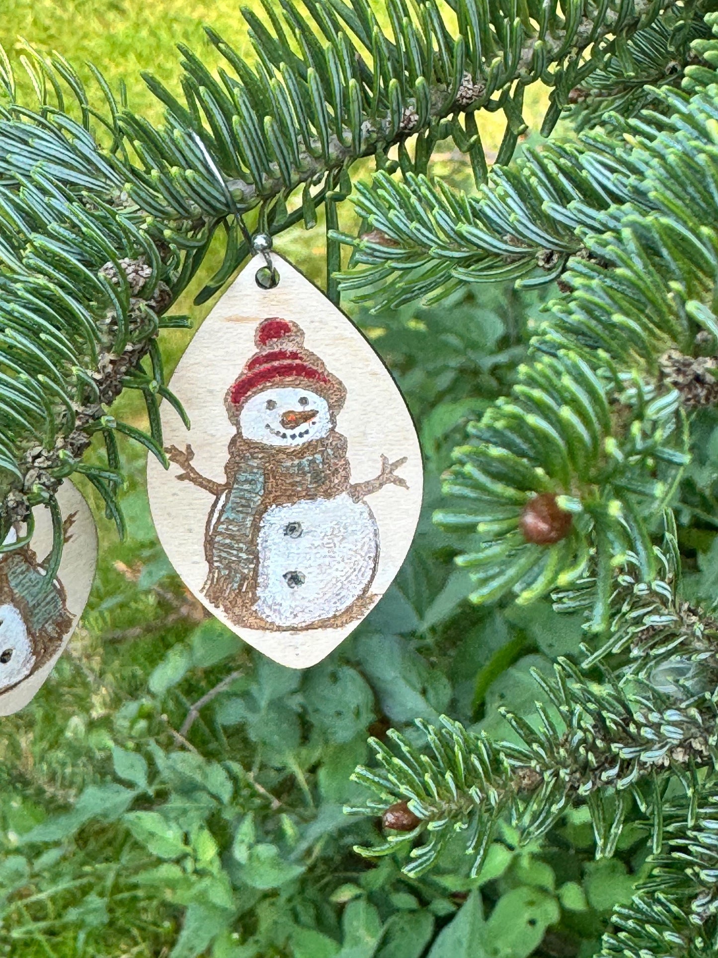 Snowman Earrings